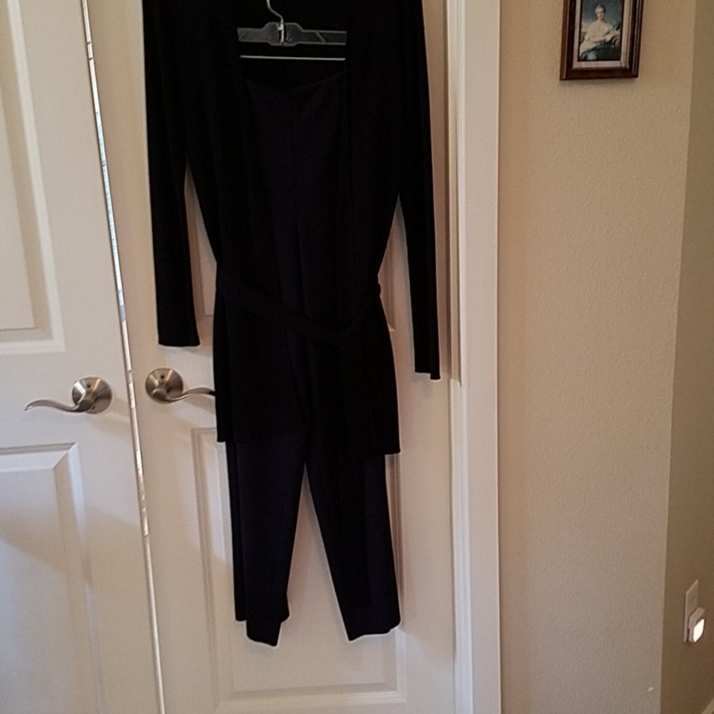 TALBOTS 2 PIECE SWEATER & PALAZZO PANTS(NAVY BLUE)❣